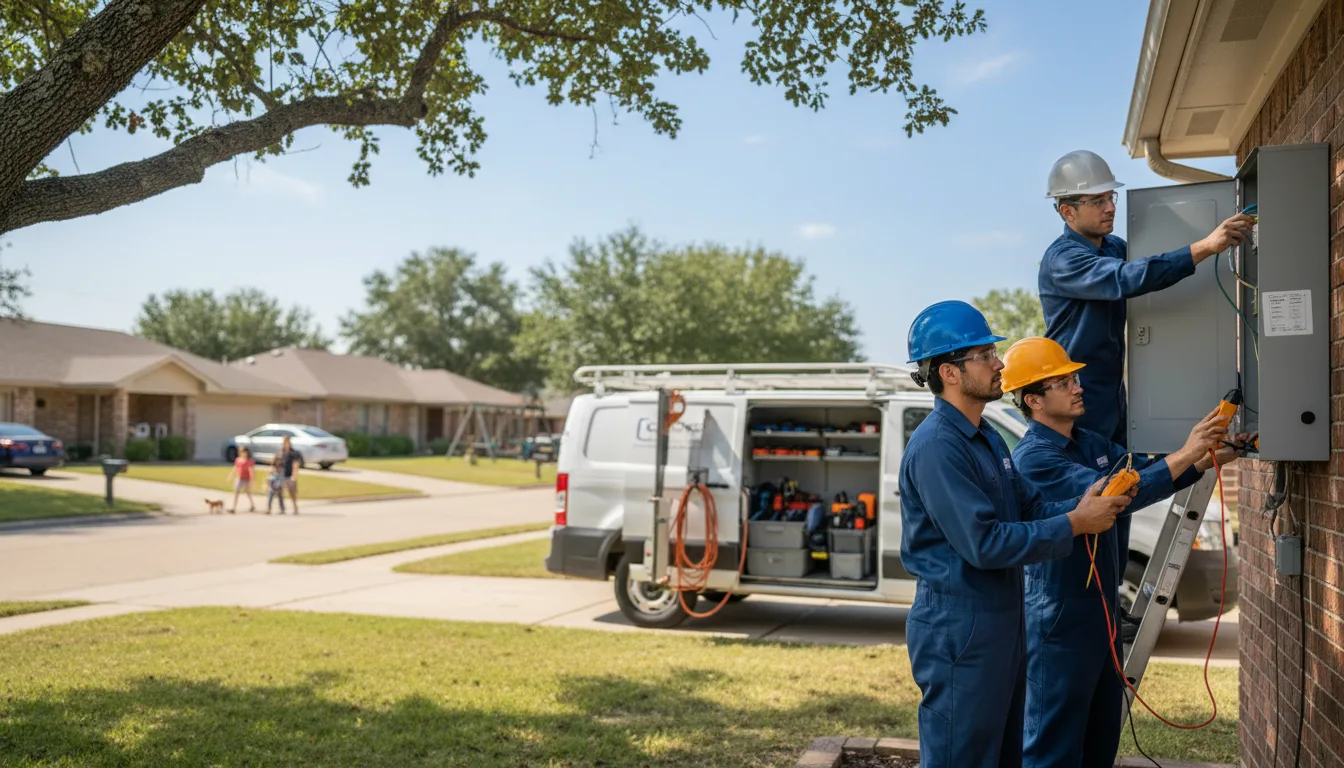 Certified electrician providing emergency electrical services in Grenville, NM